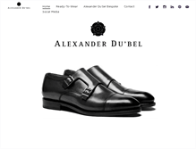 Tablet Screenshot of alexanderdubel.com